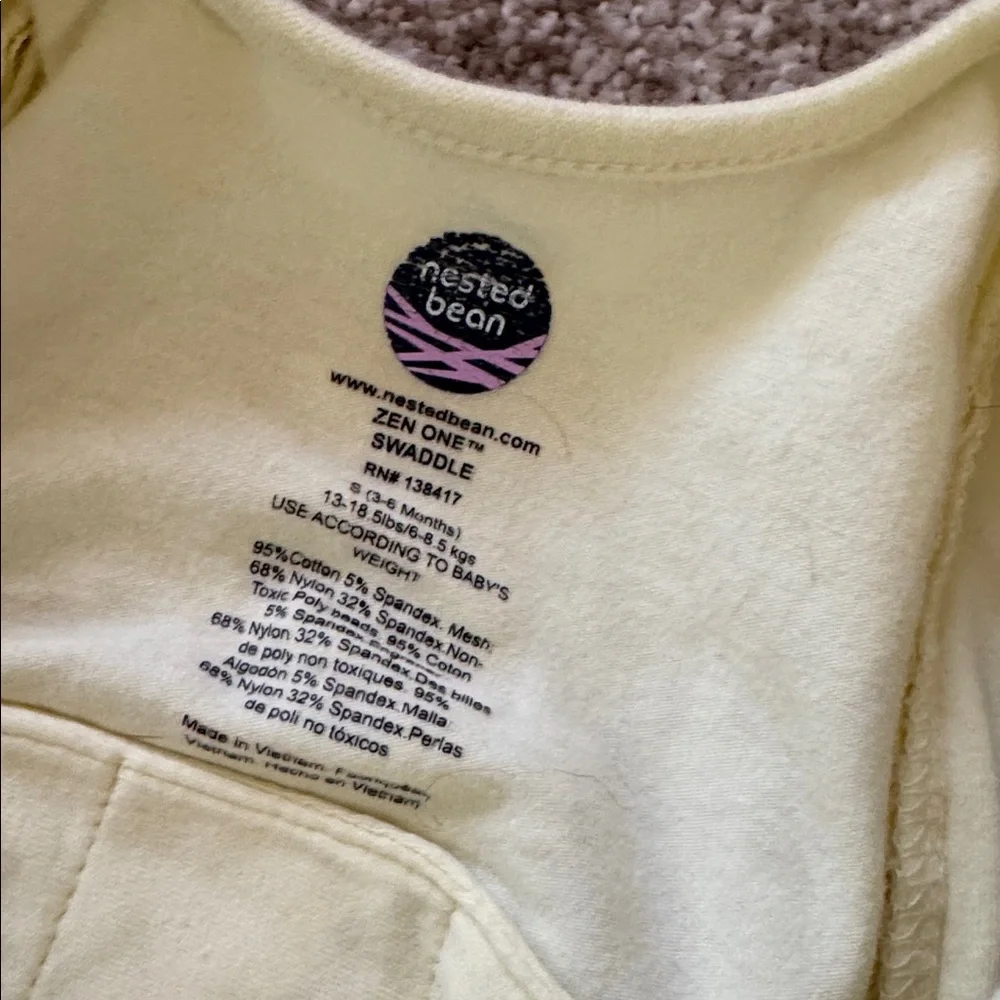 Nested Bean Swaddle (small) - Picture 3 of 5